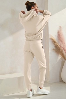 Sporty Chic UltraComfy Hoodie Jacket and Jogger Set style 2