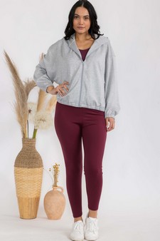 Women's UltraComfy Zip-up Jacket with Hoodie (XL only) style 5