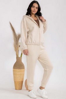 Women's UltraComfy Zip-up Jacket with Hoodie (XL only) style 5
