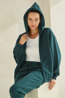 Women's UltraComfy Zip-up Jacket with Hoodie
