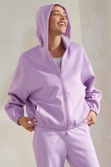Women's UltraComfy Zip-up Jacket with Hoodie