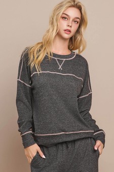 Women's Ultra Soft Long Sleeve Crew Neck Pull-Over