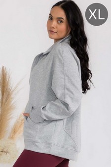 Women's Ultra Soft Funnel Neck Full Zip Jacket