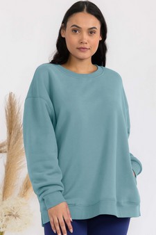 Women's Cozy Fleece Oversized Sweatshirt