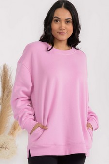 Women's Cozy Fleece Oversized Sweatshirt