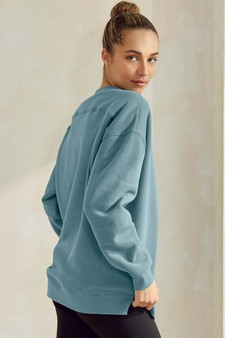 Women's Cozy Fleece Oversized Sweatshirt style 3