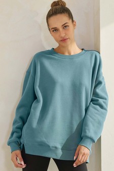Women's Cozy Fleece Oversized Sweatshirt