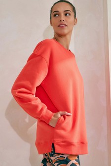 Women's Cozy Fleece Oversized Sweatshirt style 3