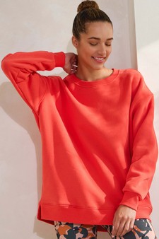 Women's Cozy Fleece Oversized Sweatshirt