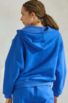 Women's Cozy Fleece Front Zip Hoodie style 2