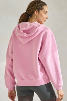 Women's Cozy Fleece Front Zip Hoodie style 2