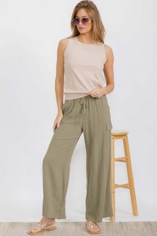 Women's Ribbed Crew Neck Loose Fit Tank style 5