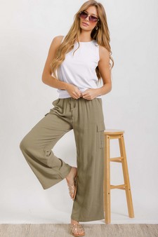 Women's Ribbed Crew Neck Loose Fit Tank style 4