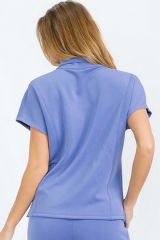 ETA 05/14/25 - Women's So Chic Sofie Soft Half Zipper Top style 2