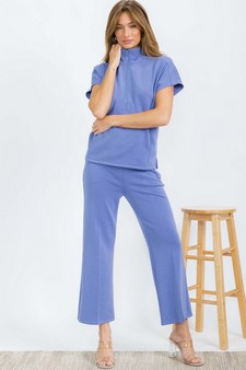 ETA 05/14/25 - Women's So Chic Sofie Soft Half Zipper Top style 5