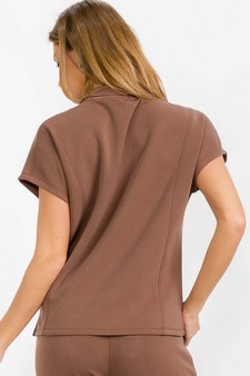 ETA 05/14/25 - Women's So Chic Sofie Soft Half Zipper Top style 2