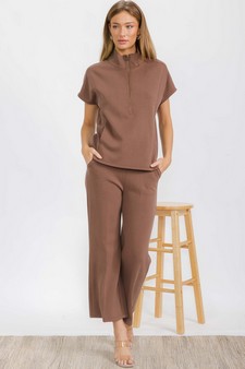 ETA 05/14/25 - Women's So Chic Sofie Soft Half Zipper Top style 5