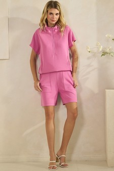 Women's So Chic Sofie Soft Half Zipper Top style 5