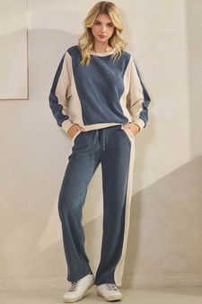Women's Relaxed Colorblock Corduroy Set