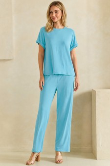 Everyday Relaxed French Terry Top and Bottom Set