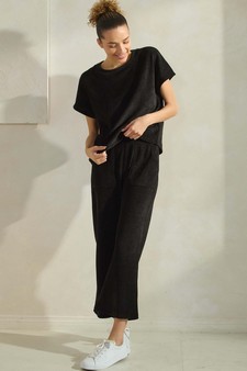 Women’s Corduroy Short Sleeve Top style 5