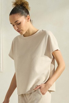 Women’s Corduroy Short Sleeve Top style 3