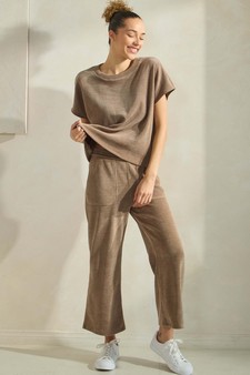 Women’s Corduroy Short Sleeve Top style 5