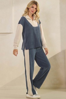 ETA 09/11/25 -  Women's Relaxed Fit Colorblock Corduroy Set style 3