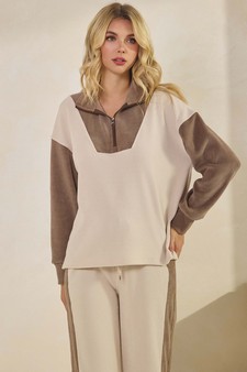 ETA 09/11/25 -  Women's Relaxed Fit Colorblock Corduroy Set style 4