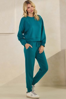 Women’s Solid Crewneck UltraComfy Short Top style 5
