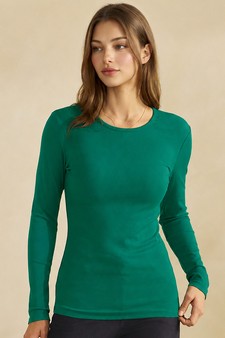 ETA 07/09/26 - Women's Pure Comfort LuxeAir Ribbed Long Sleeve Top