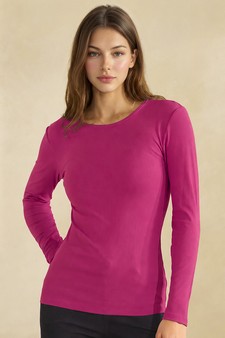 ETA 06/11/26 - Women's Pure Comfort LuxeAir Ribbed Long Sleeve Top