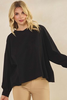 Women's Cotton Relax Fit Top style 4