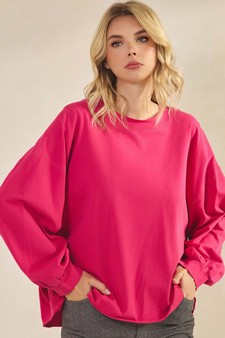 Women's Cotton Relax Fit Top style 4