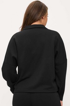 ETA 09/19/25 - Women's Timeless Elegance Collared V-Neck UltraComfy Top style 2