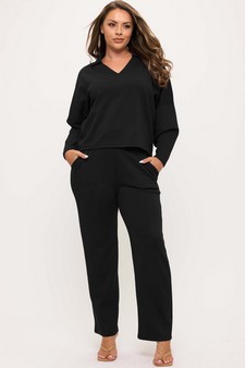 ETA 09/19/25 - Women's Timeless Elegance Collared V-Neck UltraComfy Top style 3