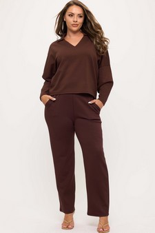 ETA 09/19/25 - Women's Timeless Elegance Collared V-Neck UltraComfy Top style 5