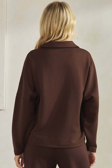 ETA 09/19/25 - Women's Timeless Elegance Collared V-Neck UltraComfy Top style 2