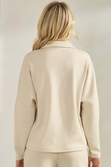 ETA 09/25/25 - Women's Timeless Elegance Collared V-Neck UltraComfy Top style 2