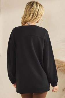 ETA 11/11/25 - Women's Soft Cotton Modal Long Sleeve Crew Top with Pockets style 2