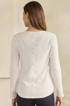 ETA 01/29/26 - Women's Pure Comfort LuxeAir Ribbed Long Sleeve Button Up Cardigan style 2