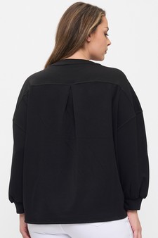 Women's Soft Modal Henley Long Sleeve Top style 2