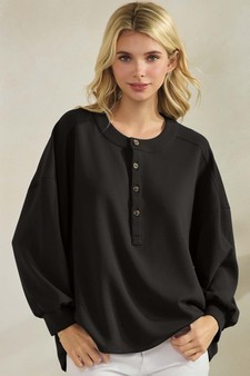 ETA 01/08/26 - Women's Sofie Soft Modal Henley Long Sleeve Top