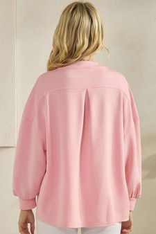 ETA 01/01/26 - Women's Sofie Soft Modal Henley Long Sleeve Top style 2