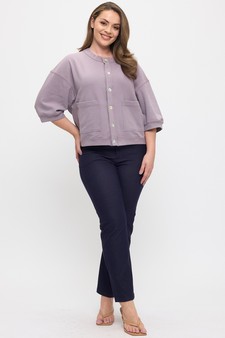 Soft Cotton Modal Front Button Pocket Cardigan style 5