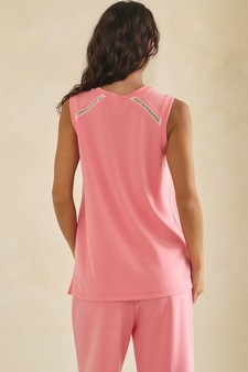 ETA 05/28/26 - Relaxed V-Neck Lightweight Modal Scuba Sleeveless Top style 2