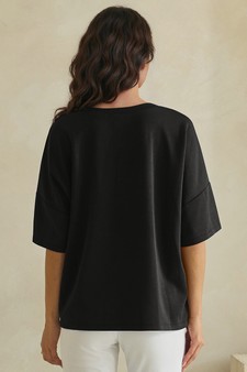 ETA 05/16/26 The Everyday Thin Modal Scuba Short Sleeve Top style 2