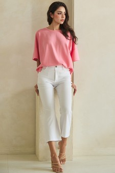 ETA 04/24/26 The Everyday Thin Modal Scuba Short Sleeve Top style 5