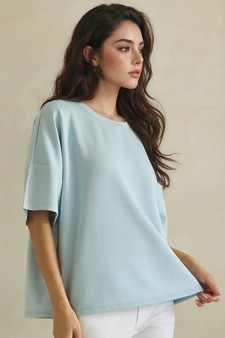 ETA 04/24/26 The Everyday Thin Modal Scuba Short Sleeve Top style 3
