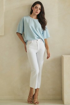 ETA 04/24/26 The Everyday Thin Modal Scuba Short Sleeve Top style 5